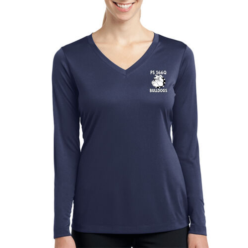LC - Ladies Long Sleeve PosiCharge ® Competitor V Neck Tee Thumbnail